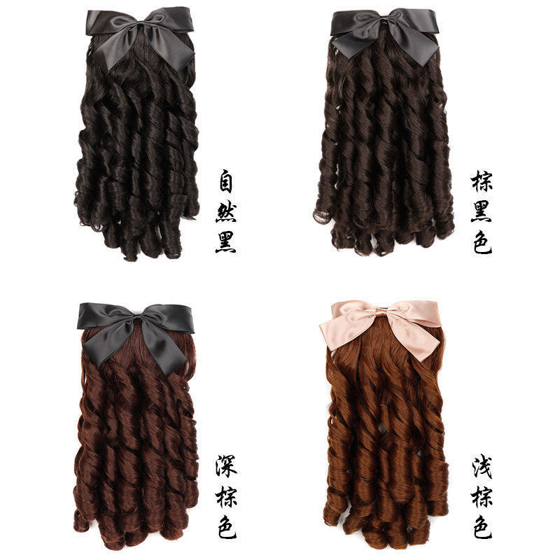 民国假发女卷发罗马卷长发复古民国风旗袍发型金粉世家白秀珠马u.