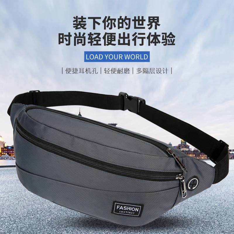 2025新款运动腰包女多功能户外韩版个性手机耐磨男款跑步包时尚潮