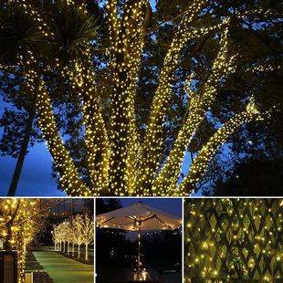 太阳能小彩灯led满天星灯串户外氛围灯防水大树灯景观庭院装饰灯