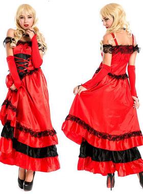 万圣节舞会女王装cosplay扮演 欧洲宫廷复古女王装 宫廷风格定制