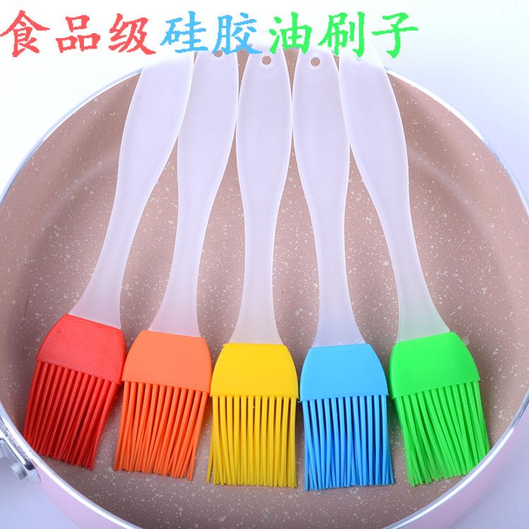 硅胶刷子厨房烘焙工具烧烤油刷抹蛋刷蛋糕抹油毛刷硅胶刷直供定制