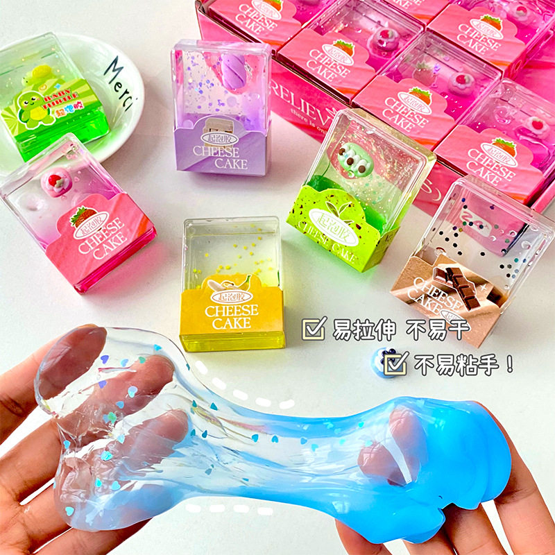现货批发甜品系列水晶泥史莱姆
