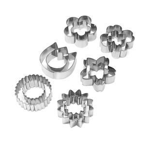 不锈钢烘焙饼干模 花朵曲奇切饼干模具 植物巧克力烘焙模具定制