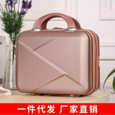 旅行包可爱化妆包公主手提包14寸潮流男女手拎箱小手提箱定制logo