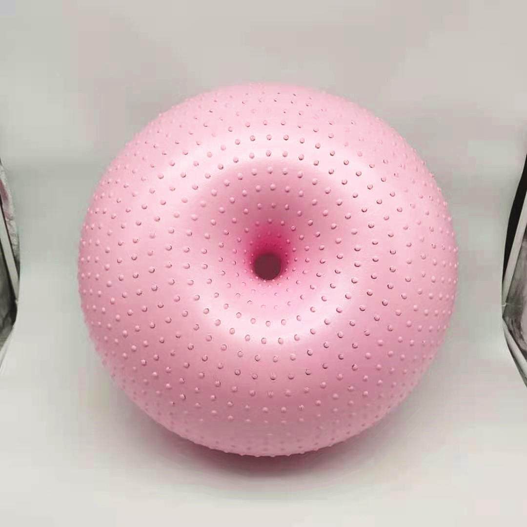 供应新款瑜伽球甜甜圈加厚55CM大号 瑜伽球健身家用现货