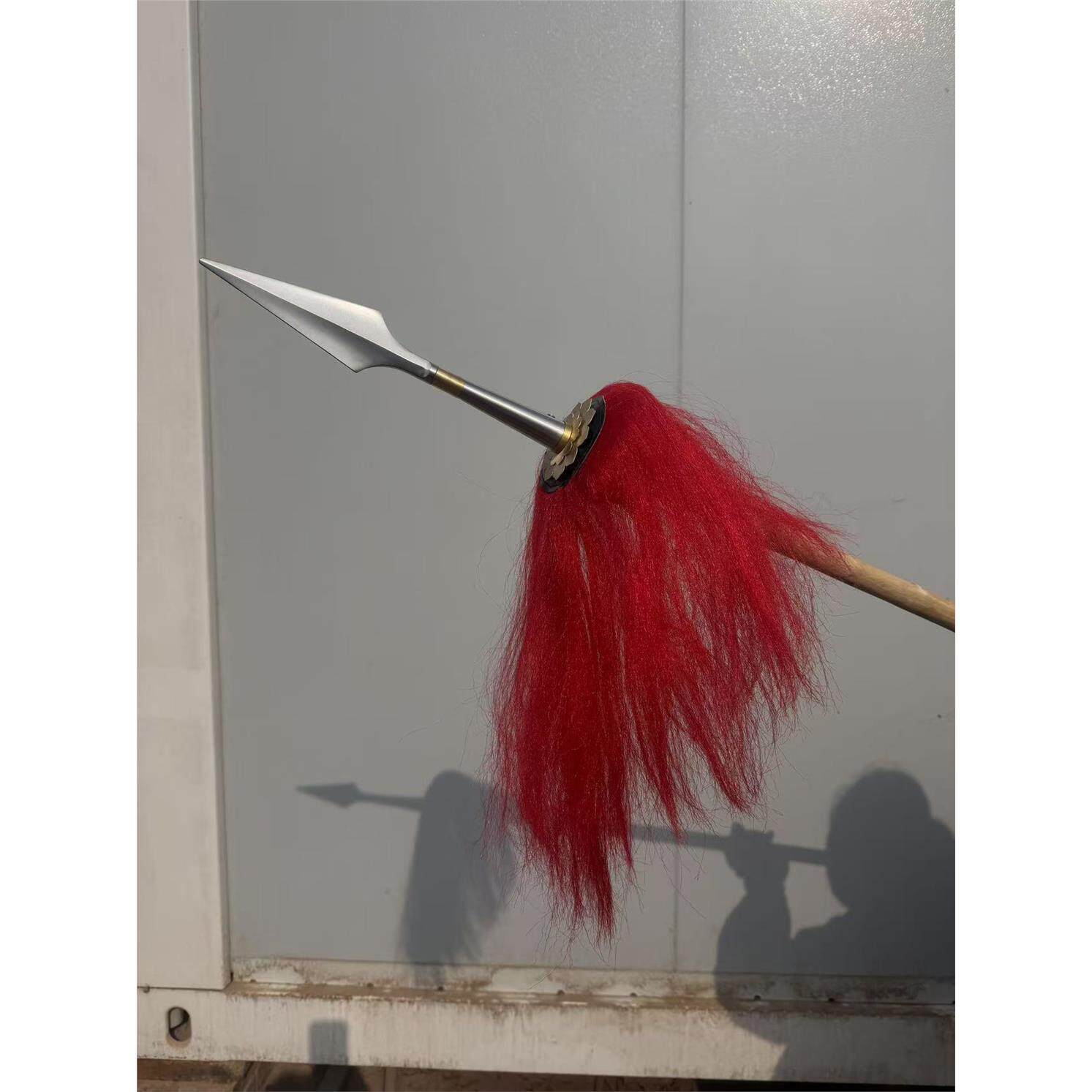 精品高货莲花枪红缨枪武