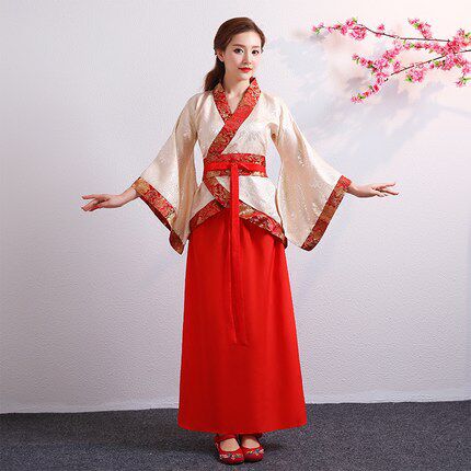 古装唐装汉服女改良双绕