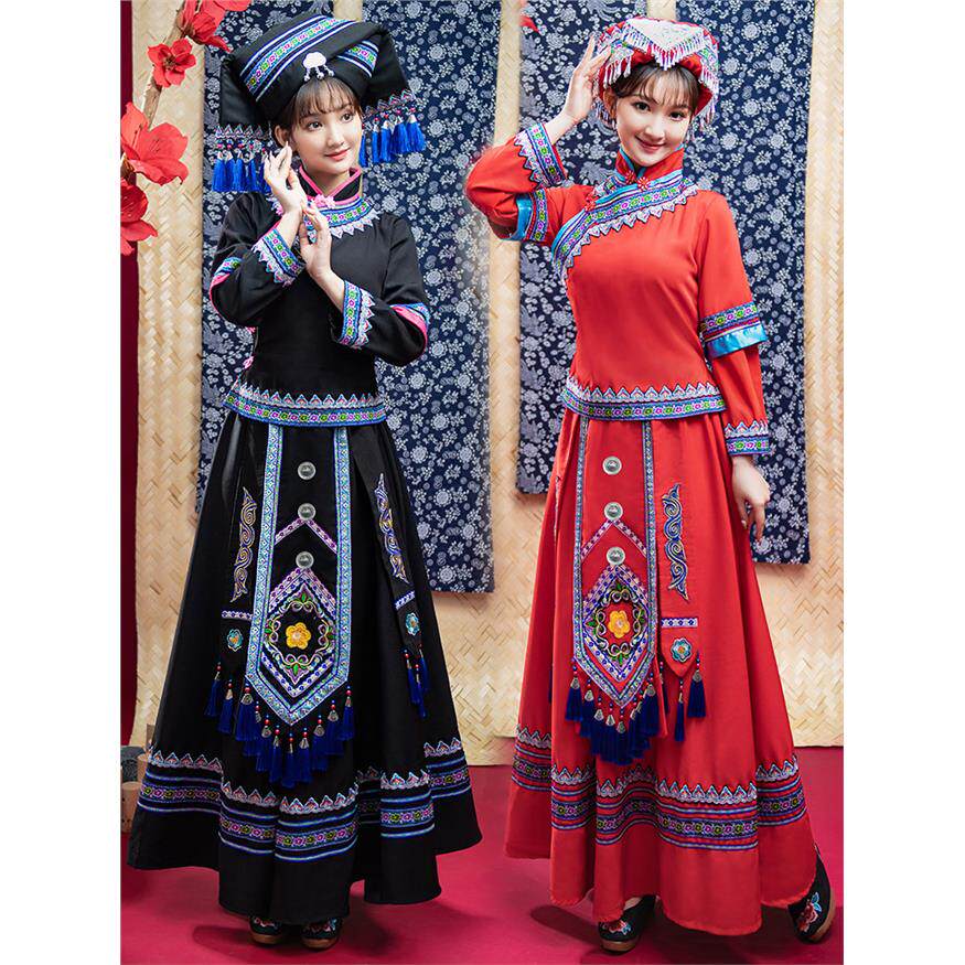 壮族服装女成人侗族苗族