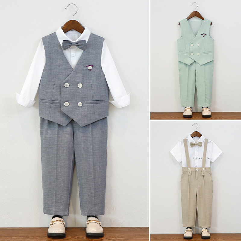 男童礼服儿童西装花童周