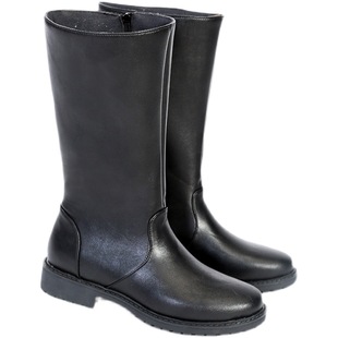 升旗手班护卫队马靴高筒仪仗队阅兵皮靴男女款乐队演出鞋