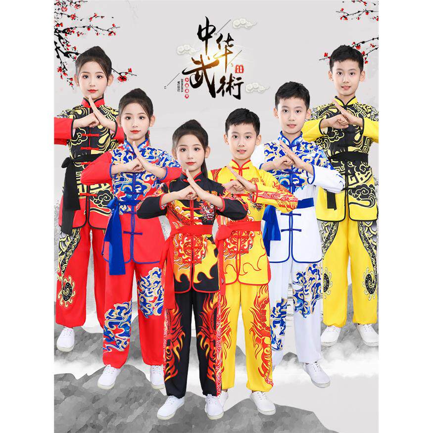 新款儿童武术服少年表演