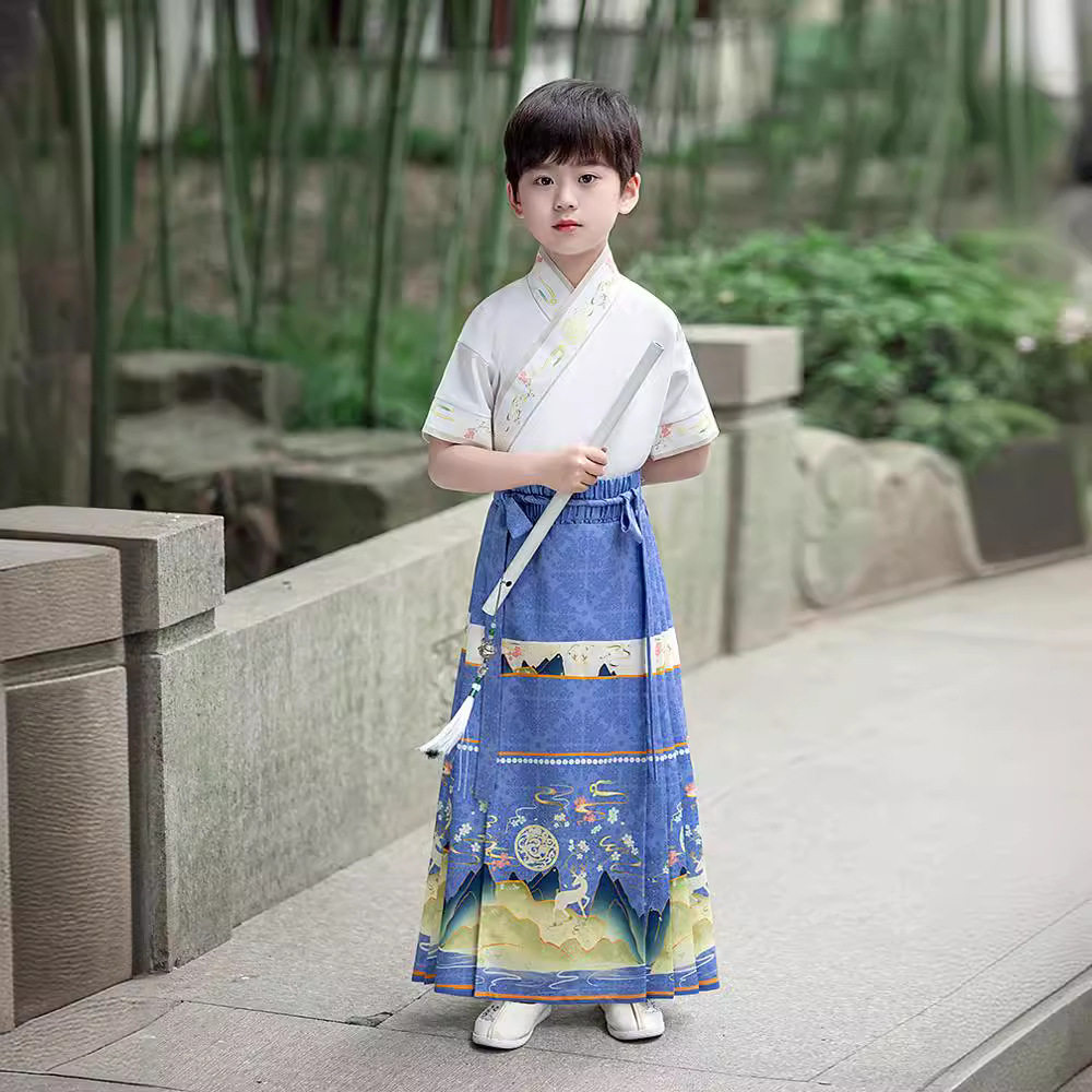 男童汉服古装2024新款夏