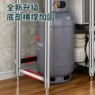 不锈钢厨房工作台灶台一体柜架子置物架出租房放煤气灶的架子台架