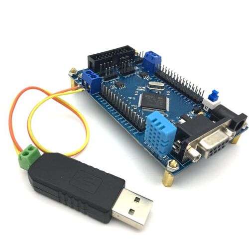 STM32F103VDT6单片机开发板RS232 485 CAN总线系统板工控板兼容VE