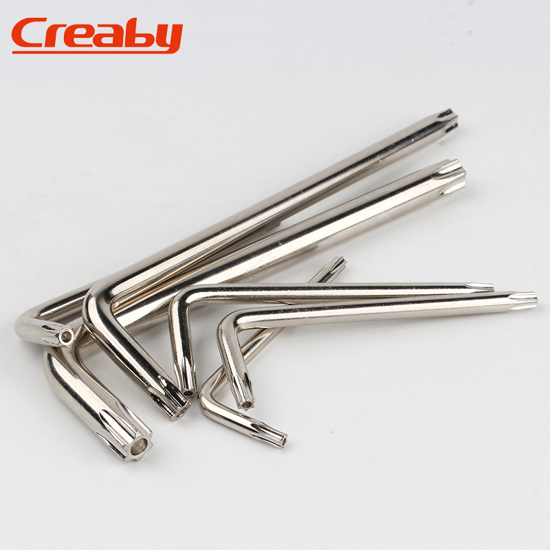 镀镍内梅花扳手米字型内六花螺丝刀带孔内梅花扳手T10T15T20-T50