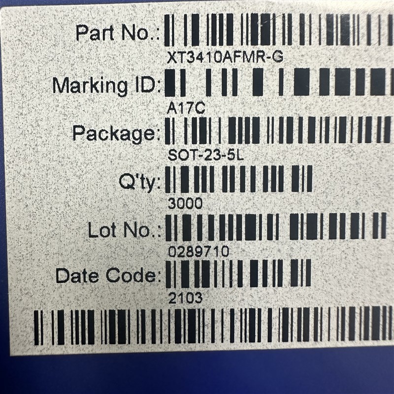 XT3410AFMR-G 五个价  A17* DC-DC电源芯片同步降压IC SOT23-5L