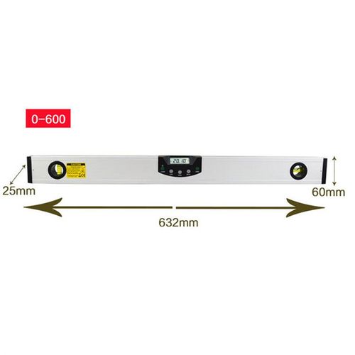 红外线电子数显水平尺高精度带激光十字工程打线磁性数字水平仪*