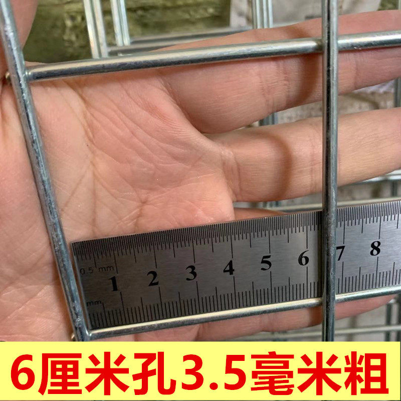 镀锌铁丝网片建筑网格加粗狗笼子养殖隔离防护网电焊钢丝货架围栏
