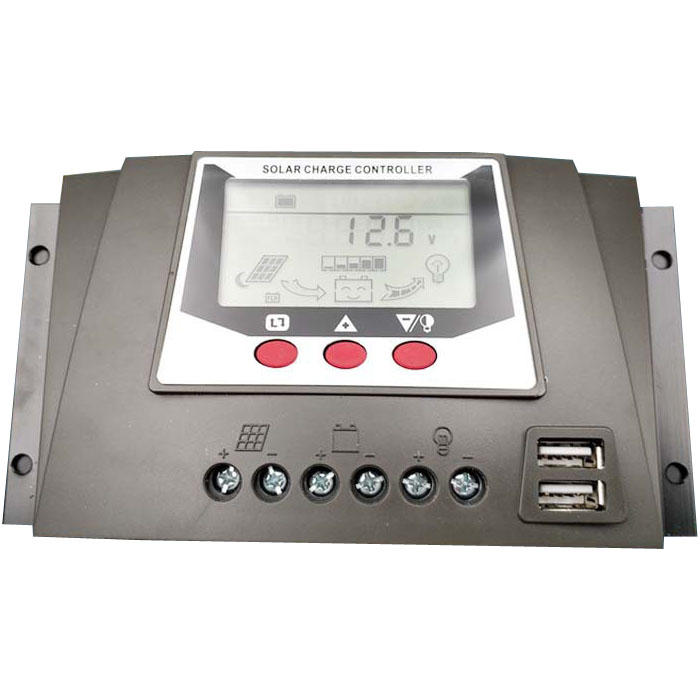 太阳能控制器60A12V24V36V48V全自动通用型光伏板充电器铁锂电池