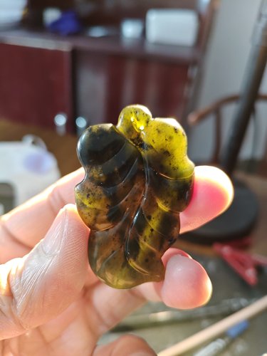 新疆和田玉碧玉挂件吊坠天然玉石挂坠
