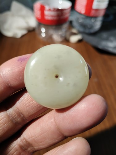 新疆和田玉且末料挂件吊坠天然玉石挂坠平安扣