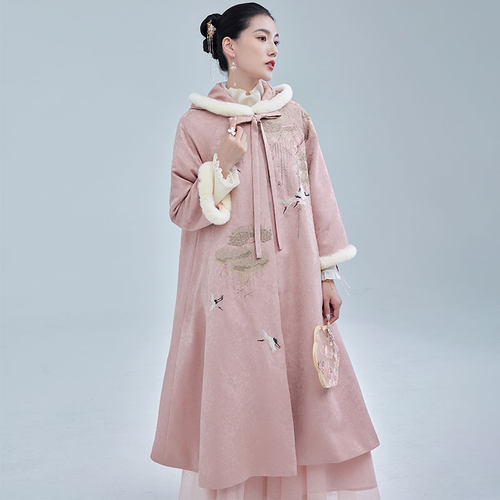 陌遇汉元素汉服斗篷棉衣外套