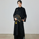 复古连衣裙 旗袍新中式 陌遇原创2025秋冬民国风新款 改良提花缎大码