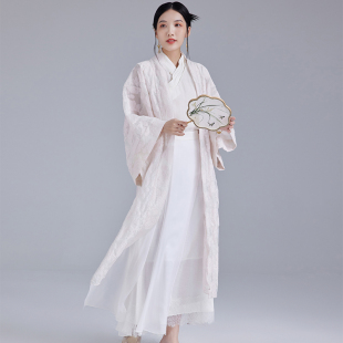 陌遇2025年夏季新款中国风汉元素大袖衫日常休闲气质剪花外披女