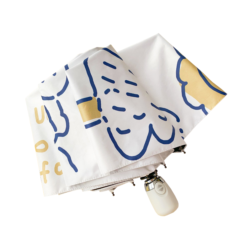 ins盐系晴雨两用韩版五折太阳伞