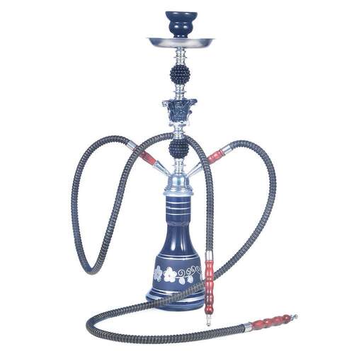 阿拉伯双管玻璃水烟壶大号水烟工厂跨境货源hookah shisha