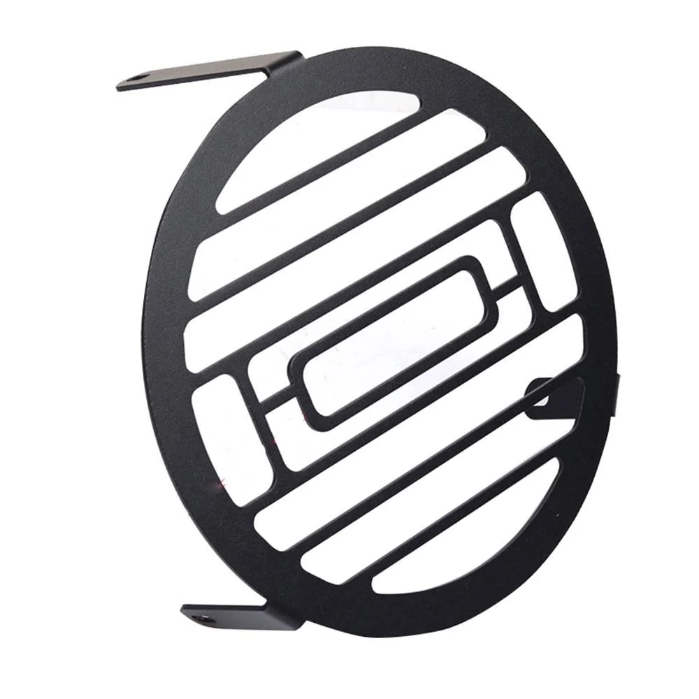 适用珠峰凯越500F摩托车复古大灯罩大灯网不锈钢400F大灯护杠护罩