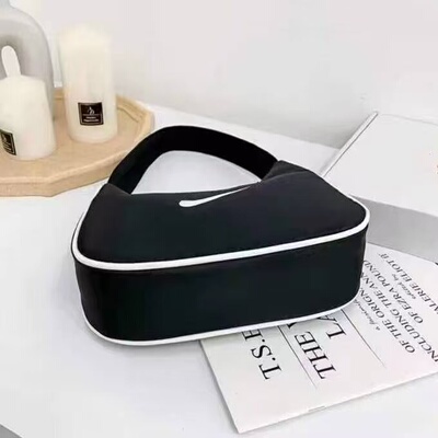 hobo手提学生运动尼龙布法棍包法式腋下包时尚休闲单肩手机饺子包