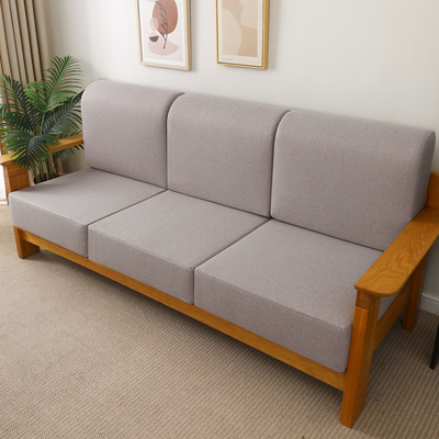 定做高密度海绵沙发垫子加硬加厚60D红木椅坐垫定制靠背垫可拆洗