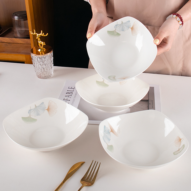 四角盘子2025新款大号陶瓷沙拉碗