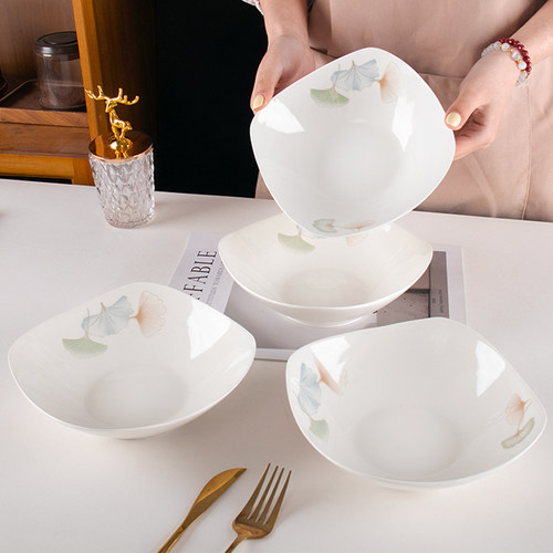 四角盘子2025新款大号陶瓷沙拉碗