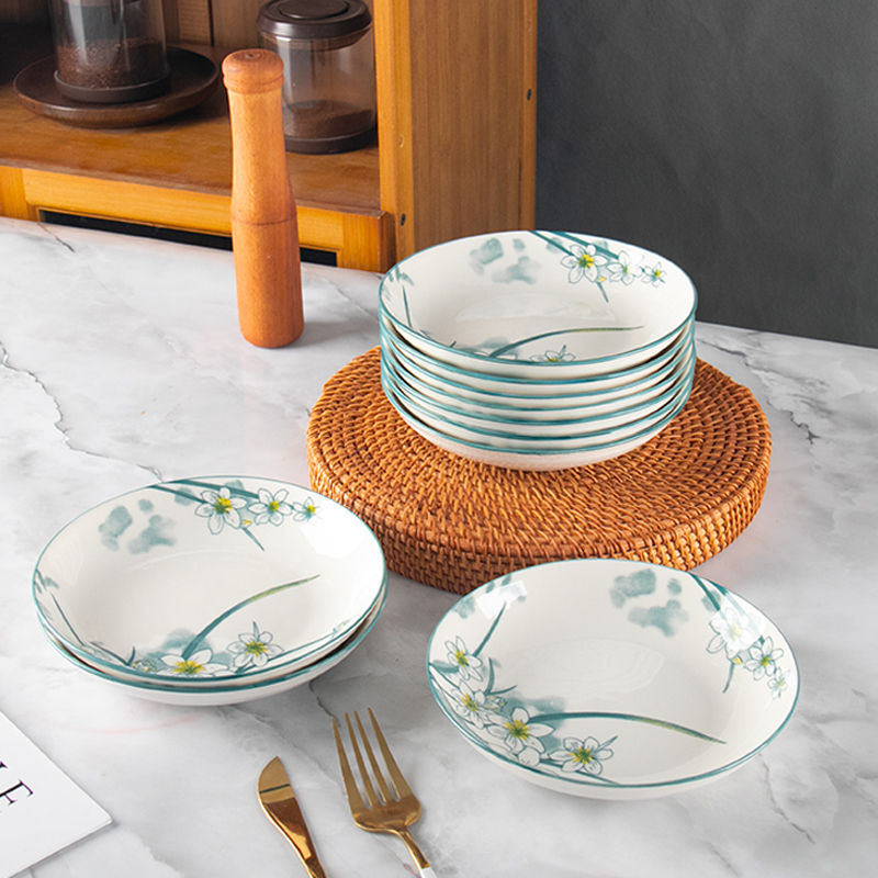 家用陶瓷盘特别好看的小盘子