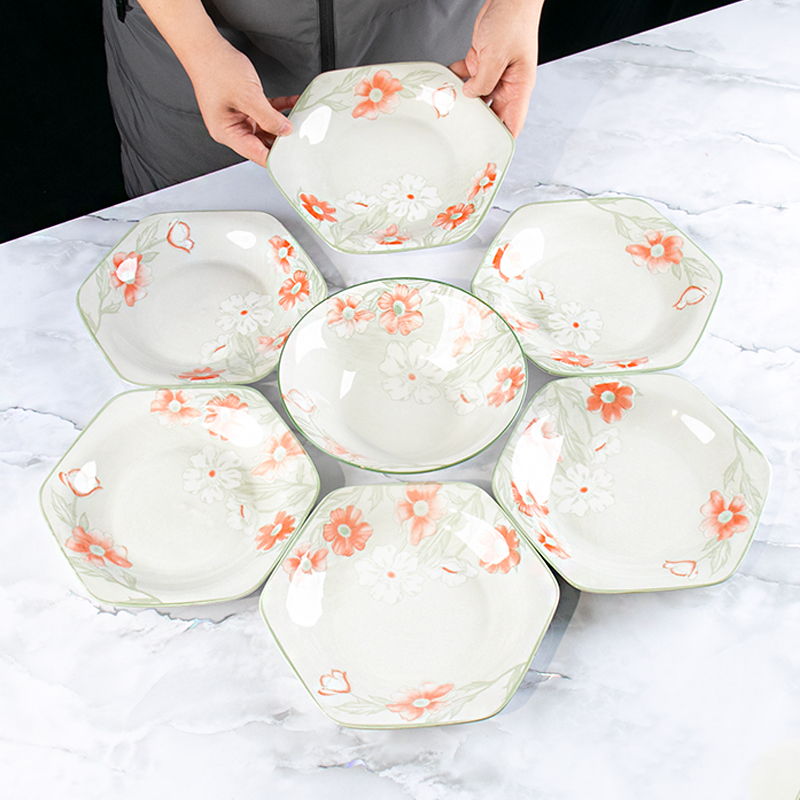 花开富贵陶瓷碗家用2025新款