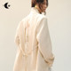 简约宽松 00创世纪元 云栖素境 蕾丝拼接亚麻西装