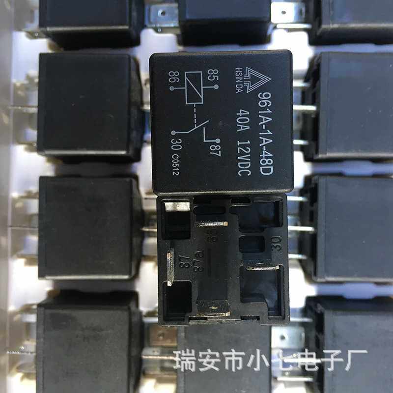 原装欣大汽车继电器961A-1A-48D 欣大48V汽车继电器48V 4脚继电器