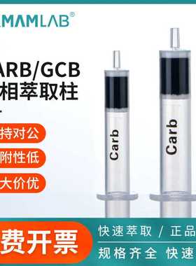 CARB/GCB石墨化炭黑固相萃取 柱硅胶吸附基质经典SPE色谱黑色小柱