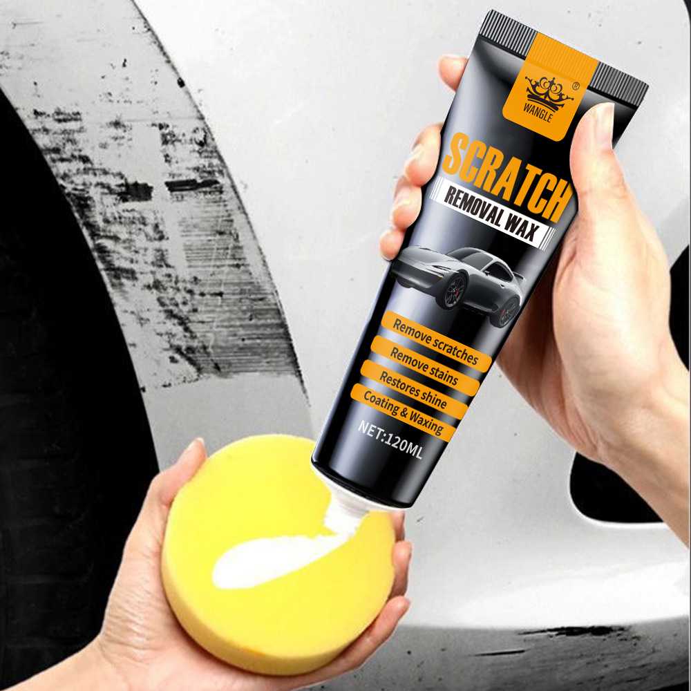亚马逊英文汽车划痕蜡车漆去痕神器刮痕宝擦痕膏研磨剂抛光腊