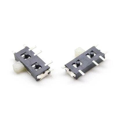 50个 贴片拨动开关 MSK-12C01-07(1P2T) 七/7脚2档拔动开关12C02