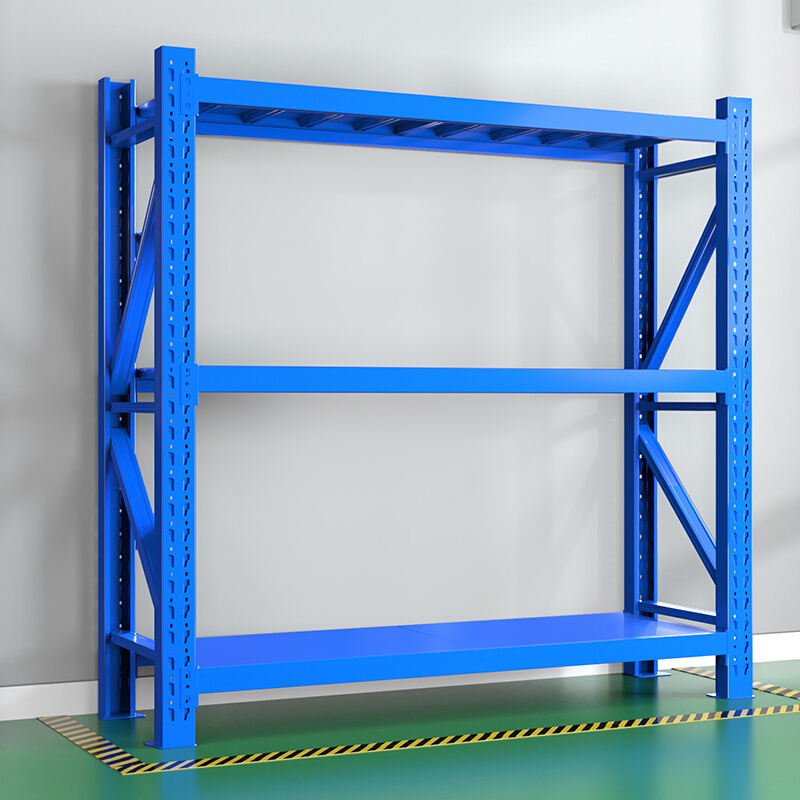 。成都三层1.8米置物架展示架铁皮家用储藏杂物架加厚快递架展示