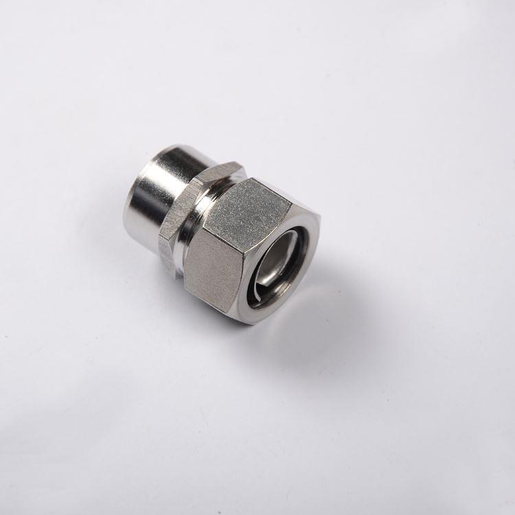 304不锈钢穿线管接头 内螺纹接头  蛇皮管接头 包塑金属软管内牙