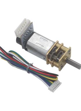 GA12-N20减速马达编码器 N20微型直流减速电机 霍尔编码器减速