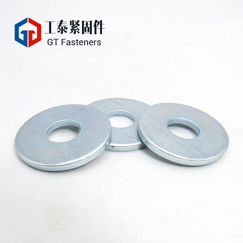 镀锌美制平垫10#1/4 5/16 3/8 1/2垫片SAE窄型USS加大美标平垫圈