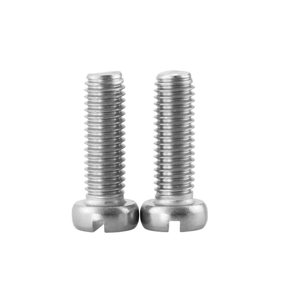 304不锈钢 一字杯头螺丝 GB65开槽圆柱头螺钉M1.6M2M3M4M5M6M8M10