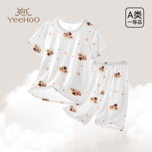 英氏儿童优可丝薄款夏季睡衣套装