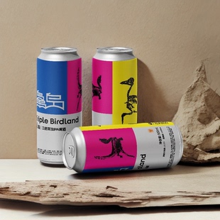 高大师三倍浑浊IPA精酿啤酒三只小鸟听装 500ml 生啤酒21.5°P罐装