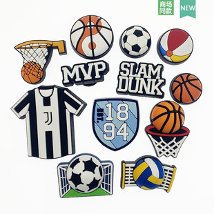 洞洞鞋鞋花配饰卡洛驰鞋上装饰鞋扣篮球足球排球适配crocs/cross